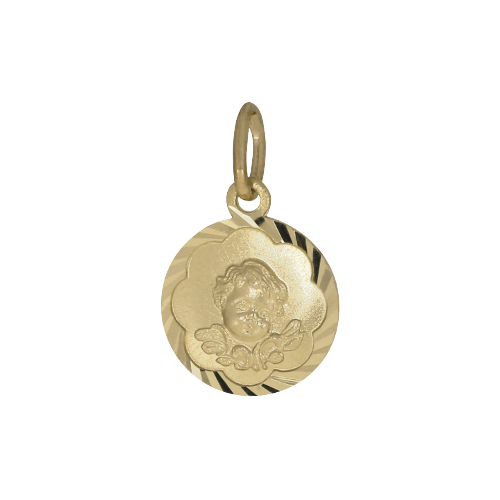 ENGEL rund, 14 Karat, Gelbgold, 10 mm - 54896