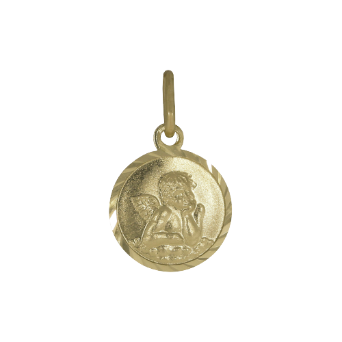 ENGEL rund, 14 Karat, Gelbgold, 10 mm - 54821